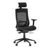 Kancelářská židle, synchronní mechanismus, černá síťovina, KA-W002 BK (Barva Černá)