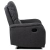 Polohovací křeslo, šedá, látka, TV-5060 GREY2 (Barva Šedá)