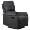 Polohovací křeslo, šedá, látka, TV-5060 GREY2 (Barva Šedá)