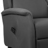 Polohovací křeslo, elektrické kabelové ovládání, šedá, látka, TV-1192 GREY2 (Barva Šedá)