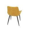 Jídelní židle, žlutá, látka, DCL-218 YEL2 (Barva Žlutá)