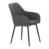 Jídelní židle, šedá, látka, DCL-221 GREY2 (Barva Šedá)