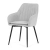 Jídelní židle, šedá, látka, DCL-221 GREY2 (Barva Šedá)
