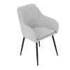 Jídelní židle, šedá, látka, DCL-221 GREY2 (Barva Šedá)