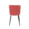 Jídelní židle, červená, manšestrová látka, DCL-964 RED2 (Barva Červená)