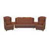 Sedací souprava Agáta MAX 3F+1+1 hnědá - Rosita 132/koo