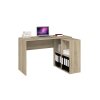 Psací stůl PLUS s regálem MALAX dub sonoma