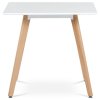 Jídelní stůl 80x80cm, mdf DT-312 WT (Barva Bílá)