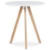 Jídelní stůl 70x70cm, mdf DT-320 WT (Barva Bílá)