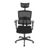 Kancelářská židle, houpací mechanismus, černá síťovina, KA-B1025 BK (Barva Černá)
