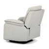 TV polohovací křeslo s elektrickým ovládáním, potah ekokůže v barvě lanýž