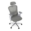 Kancelářská židle, houpací mechanismus, šedá, KA-K2031 GREY (Barva Šedá)
