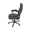 Kancelářské křeslo, houpací mechanismus, černá látka, KA-C713 BK2 (Barva Černá)