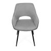 Jídelní židle, šedá, látka, CT-S8108 SIL2 (Barva Šedá)