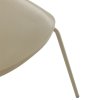 Jídelní židle, hnědá, plast, CT-X7034 CAP (Barva Béžová)