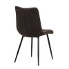 Jídelní židle, hnědá, látka, DCL-L1094 BR2 (Barva Šedá)