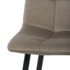 Jídelní židle, béžová, sametová látka, DCL-X7015 CAP2 (Barva Béžová)
