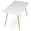 Jídelní stůl 140x80cm, mdf HT-W1214 WT (Barva Bílá)