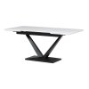 Jídelní stůl rozkládací 140-180x85 cm, mdf HT-W1630 WT (Barva Bílá)