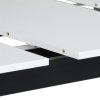 Jídelní stůl rozkládací 140-180x85 cm, mdf HT-W1630 WT (Barva Bílá)