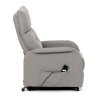 Polohovací křeslo, elektrické kabelové ovládání, krémová, látka, TV-5482 CRM2 (Barva Krémová)