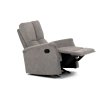 Polohovací křeslo, béžová, látka, TV-S8449 CRM2 (Barva Šedá)