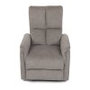 Polohovací křeslo, béžová, látka, TV-S8449 CRM2 (Barva Šedá)