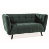 castello2v78 sofa castello 2 velvet zielony bluvel 78 wenge
