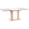 Jídelní stůl rozkládací TWINS 140x80 dub artisan/bílá mat