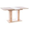 Jídelní stůl rozkládací TWINS 140x80 dub artisan/bílá mat