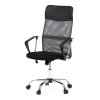 Kancelářská židle, houpací mechanismus, šedá síťovina, KA-E305 GREY (Barva Šedá)