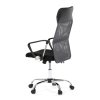 Kancelářská židle, houpací mechanismus, šedá síťovina, KA-E305 GREY (Barva Šedá)