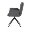 Jídelní židle, šedá, látka, DCH-D1328 GREY2 (Barva Šedá)