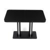 Jídelní stůl rozkládací 120-160x80 cm, mdf, černá, HT-D1926 BK (Barva Černá)