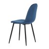 Jídelní židle, modrá, sametová látka, CT-971 BLUE4 (Barva Modrá)