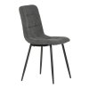 Jídelní židle, šedá, látka, CT-281 GREY2 (Barva Šedá)