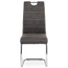 Jídelní židle, šedá, látka, HC-483 GREY3 (Barva Šedá)