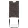 Jídelní židle, šedá, látka, HC-483 GREY3 (Barva Šedá)