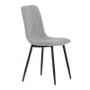 Jídelní židle, šedá, látka, CT-283 SIL2 (Barva Šedá)