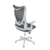 Kancelářská židle, houpací mechanismus, šedá síťovina, KA-S248 GREY (Barva Šedá)