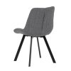 Jídelní židle, šedá, látka, HC-465 GREY2 (Barva Šedá)