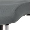 Kancelářská židle, houpací mechanismus, šedá síťovina, KA-B1025 GREY (Barva Šedá)