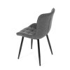 Jídelní židle, šedá, látka, HC-462 GREY2 (Barva Šedá)