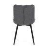 Jídelní židle, šedá, látka, HC-462 GREY2 (Barva Šedá)