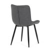Jídelní židle, šedá, látka, HC-462 GREY2 (Barva Šedá)