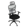 Kancelářská židle, houpací mechanismus, šedá, KA-K2080 GREY (Barva Šedá)