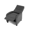 Relaxační křeslo, šedá, manšestrová látka, TV-4011 GREY2 (Barva Šedá)