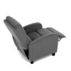Relaxační křeslo, šedá, manšestrová látka, TV-4011 GREY2 (Barva Šedá)