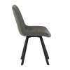 Jídelní židle, šedá, látka vintage, HC-V3066 GREY3 (Barva Šedá)