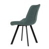 Jídelní židle, zelená, látka vintage, HC-V3066 GRN3 (Barva Zelená)